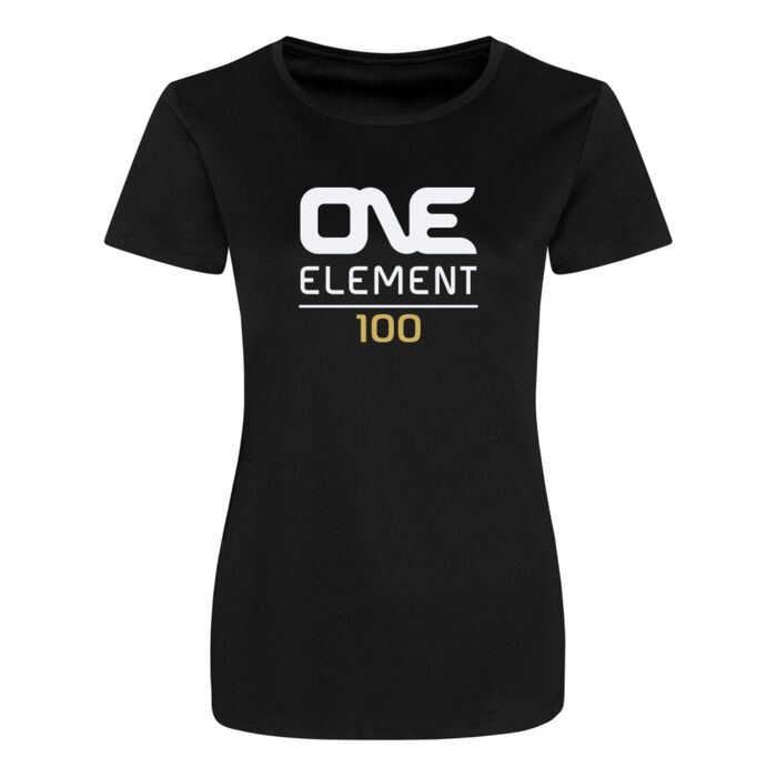 One Element - 100 Club - Ladies Smooth Wicking T-Shirt Thumbnail